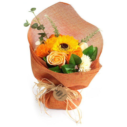 Standing Soap Flower Bouquet - Orange - Ashton and Finch