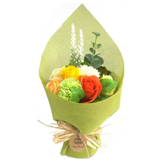 Standing Soap Flower Bouquet - Green Yellow - Ashton and Finch