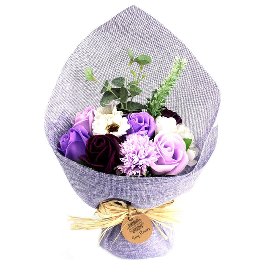 Standing Soap Flower Bouquet - Purple - Ashton and Finch