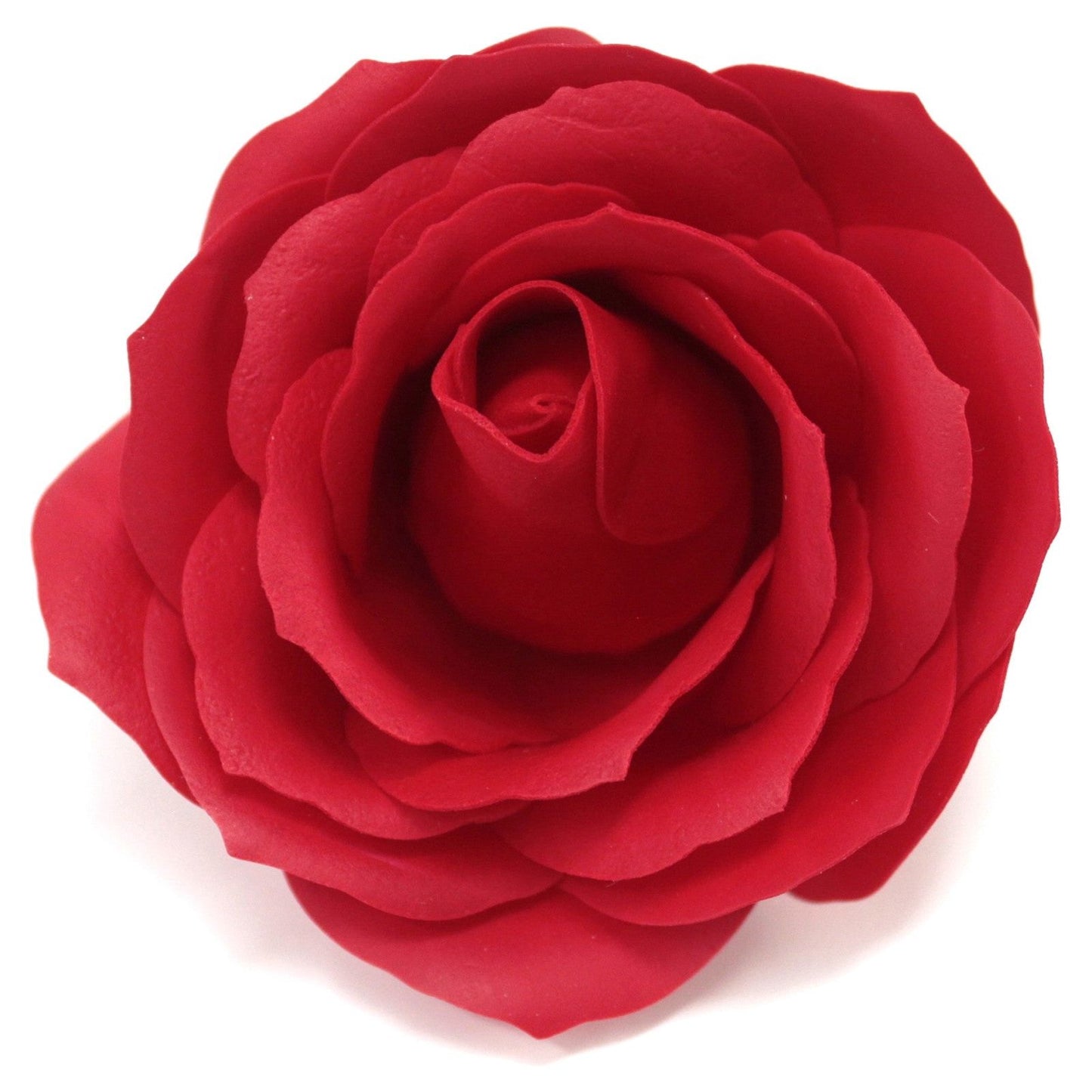 Craft Soap Flowers - Lrg Rose - Red x 10 - Ashton and Finch