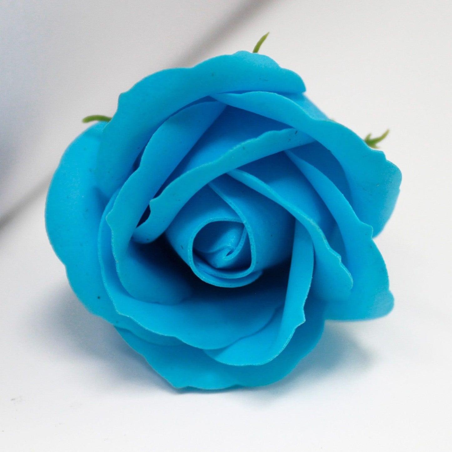 Craft Soap Flowers - Med Rose - Sky Blue x 10 - Ashton and Finch
