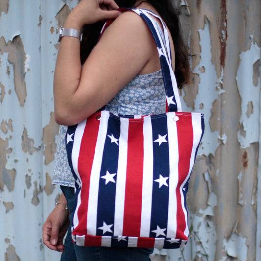 Strong Canvas Bags - Red White & Blue - Ashton and Finch