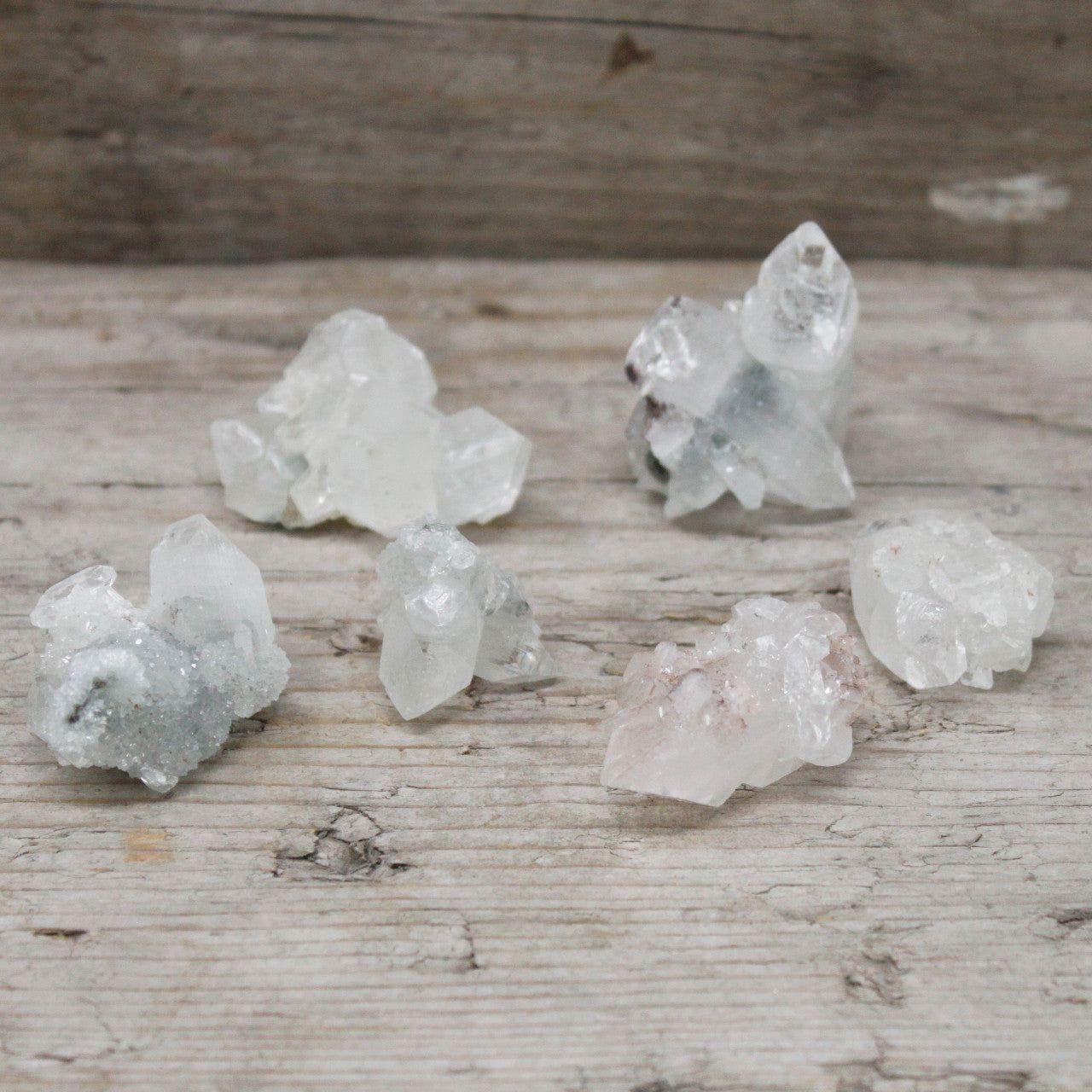 White Appophyllite Clusters 20-30mm - Ashton and Finch