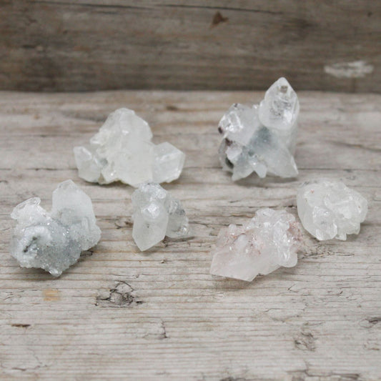 White Appophyllite Clusters 20-30mm - Ashton and Finch