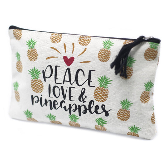 Classic Zip Pouch - Pineapples - Ashton and Finch