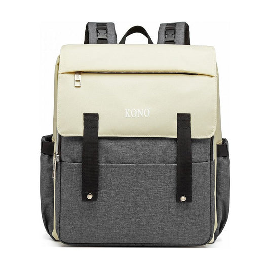Multi Compartment Baby Changing Backpack With Usb Connectivity - Grey - Ashton and Finch