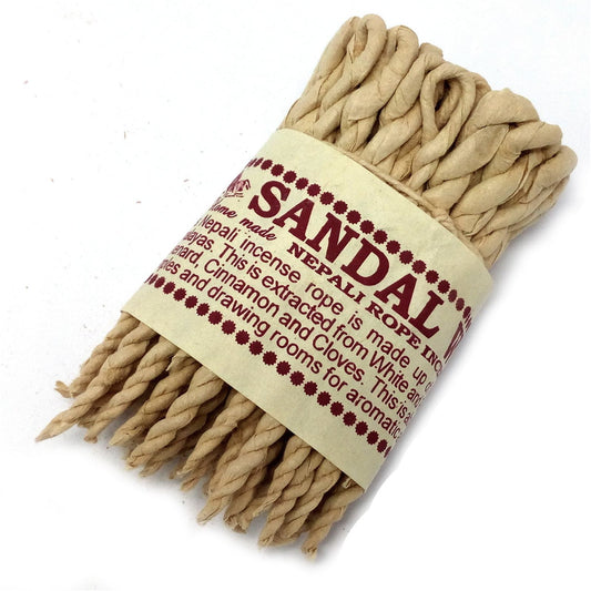 Pure Herbs Sandalwood & Spice Rope Incense - Ashton and Finch