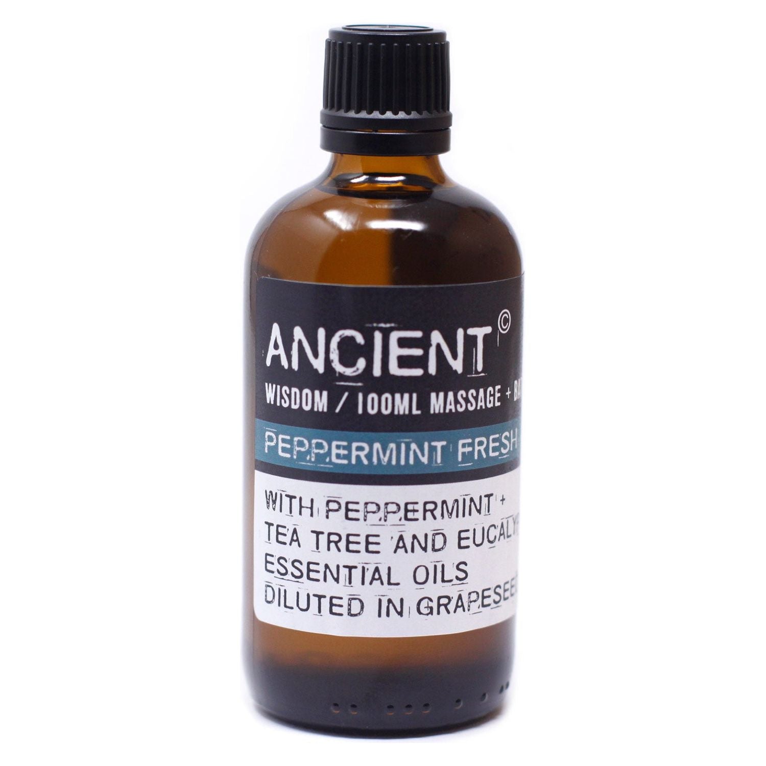 Peppermint Fresh Massage Oil - 100ml - Ashton and Finch