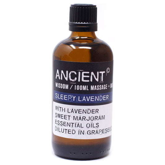 Sleepy Lavender Massage Oil - 100ml - Ashton and Finch