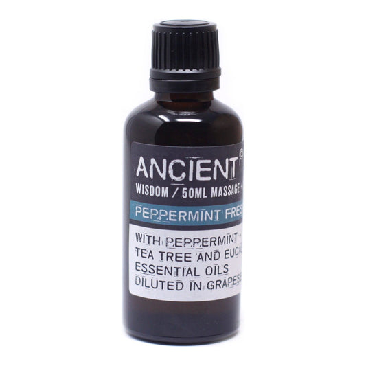 Peppermint Fresh Massage Oil - 50ml - Ashton and Finch