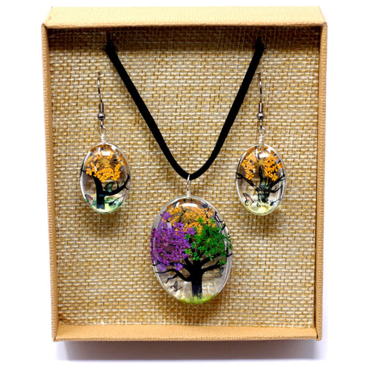 Pressed Flowers - Tree of Life set - Mixed Colours - Ashton and Finch
