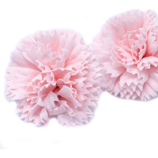 Craft Soap Flowers - Carnations - Pink x 10 - Ashton and Finch