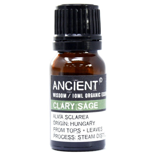 Clary Sage Organic Essential Oil 10ml - Ashton and Finch