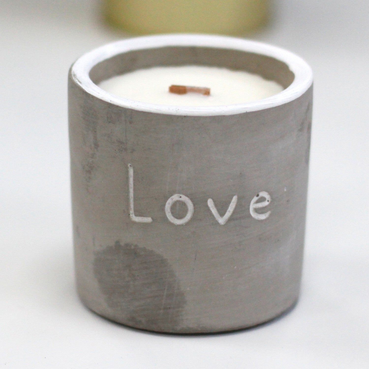 Purple Fig & Casis Scented Candle With Medium Pot Love - Ashton and Finch