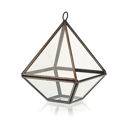 Glass Terrarium - Small Diamond - Ashton and Finch