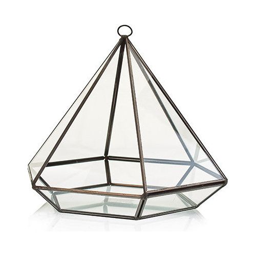 Glass Terrarium - Large Diamond - Ashton and Finch