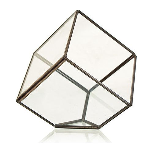 Glass Terrarium - Cube on Corner - Ashton and Finch