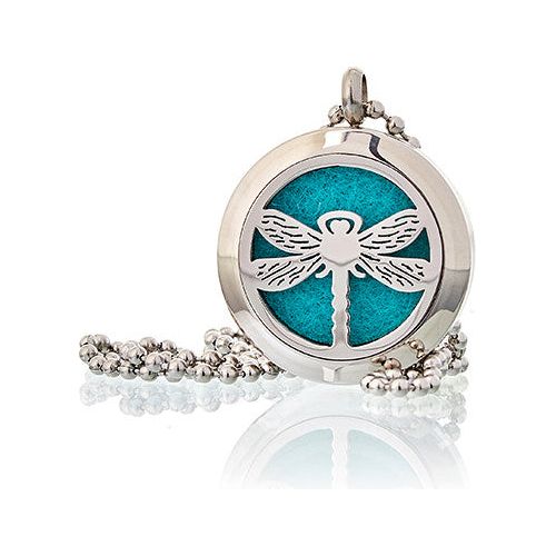Aromatherapy Diffuser Necklace - Dragonfly 25mm - Ashton and Finch