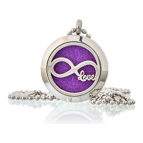 Aromatherapy Diffuser Necklace - Infinity Love 25mm - Ashton and Finch