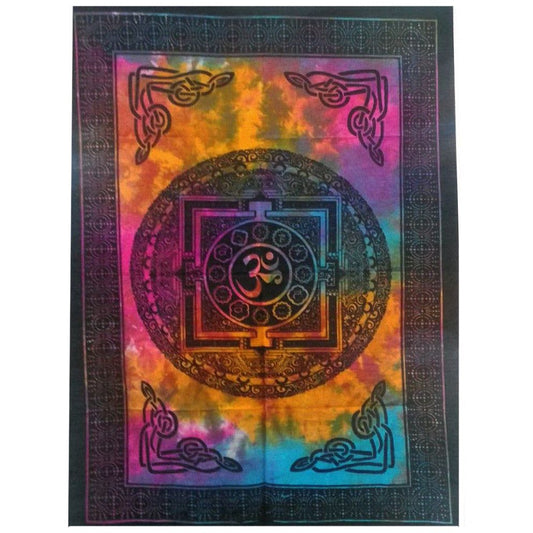 Cotton Wall Art - Sacred OM - Ashton and Finch