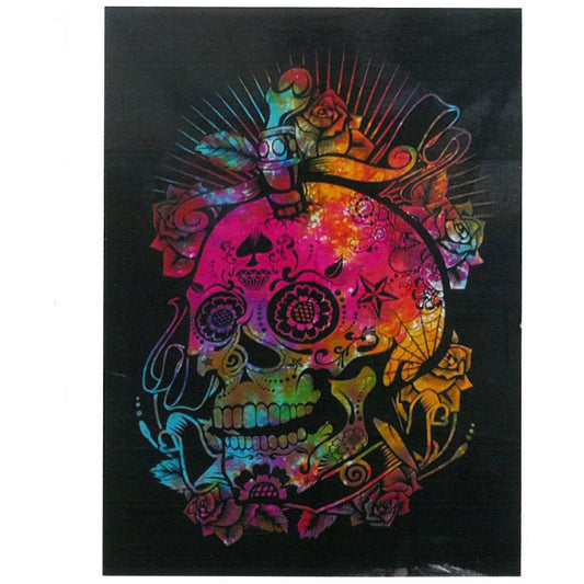 Cotton Wall Art - Day of the Dead Skull - Ashton and Finch