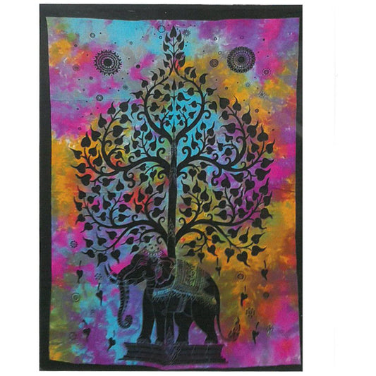 Cotton Wall Art - Elephant Tree - Ashton and Finch