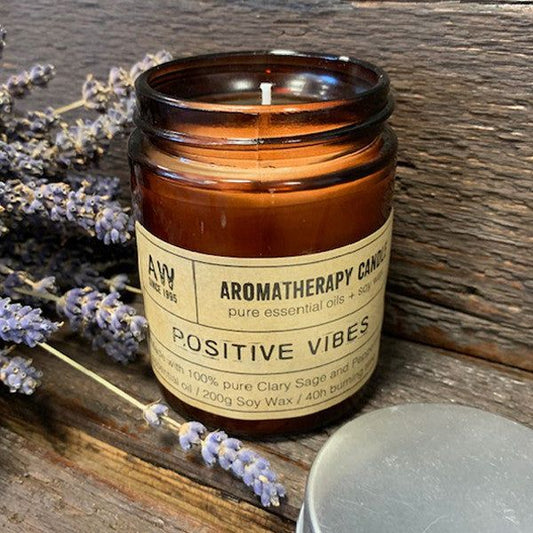Aromatherapy Candle - Positive Vibes - Ashton and Finch