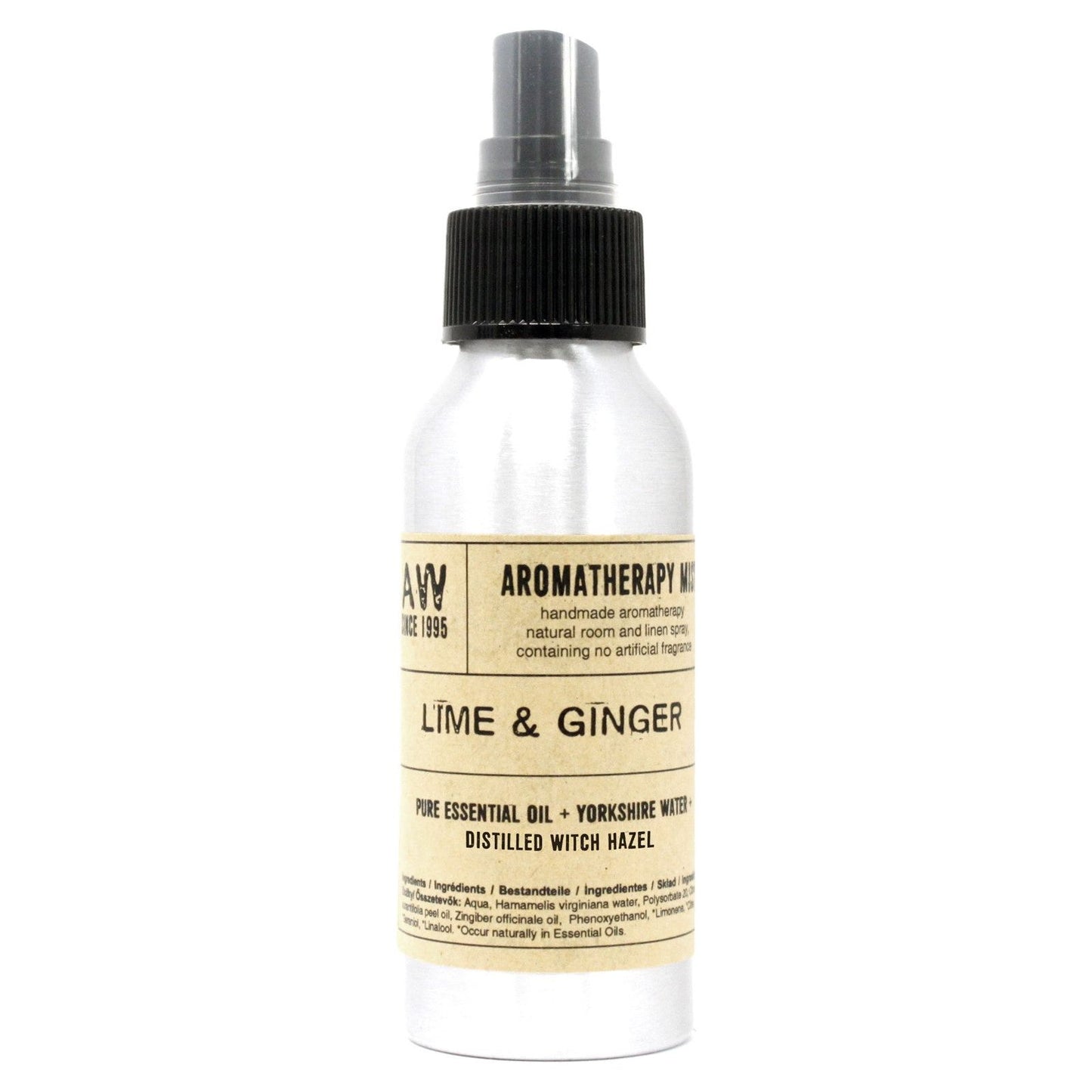 Lime & Ginger Essential Oil Mist 100ml - Ashton and Finch