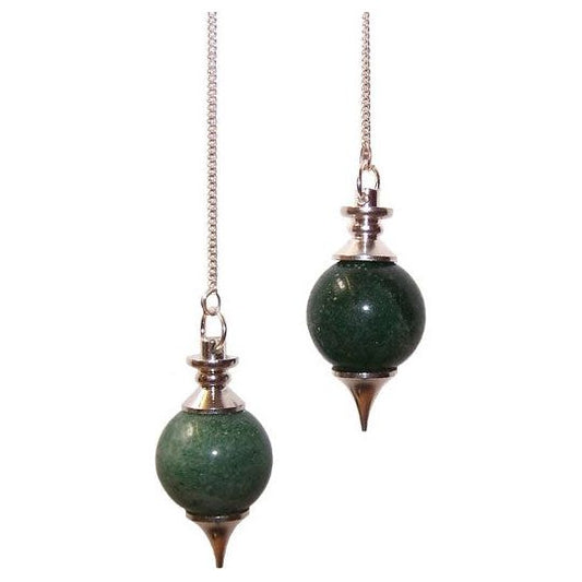 Sphere Pendulums - Green Aventurine - Ashton and Finch