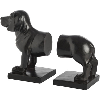 Dog Book Ends - Ashton and Finch