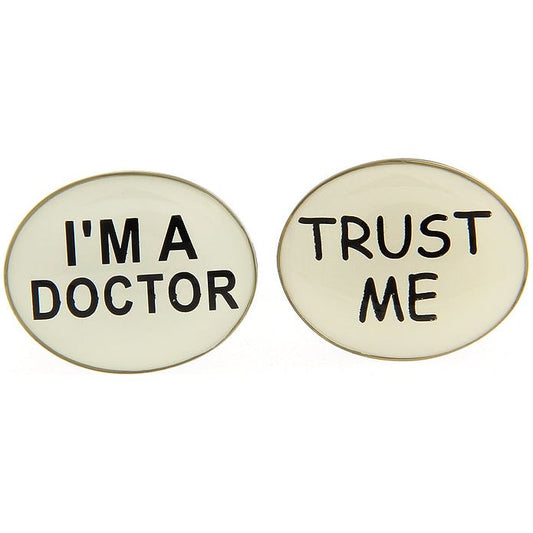 Trust Me I'm A Doctor Cufflinks - Ashton and Finch