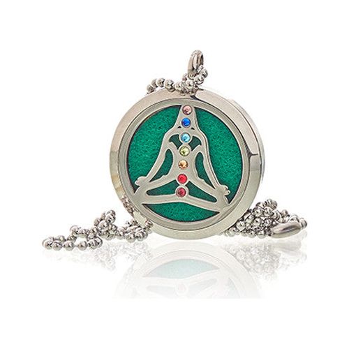 Yoga Chakra - 30mm Aromatherapy Jewellery Necklace - Ashton and Finch