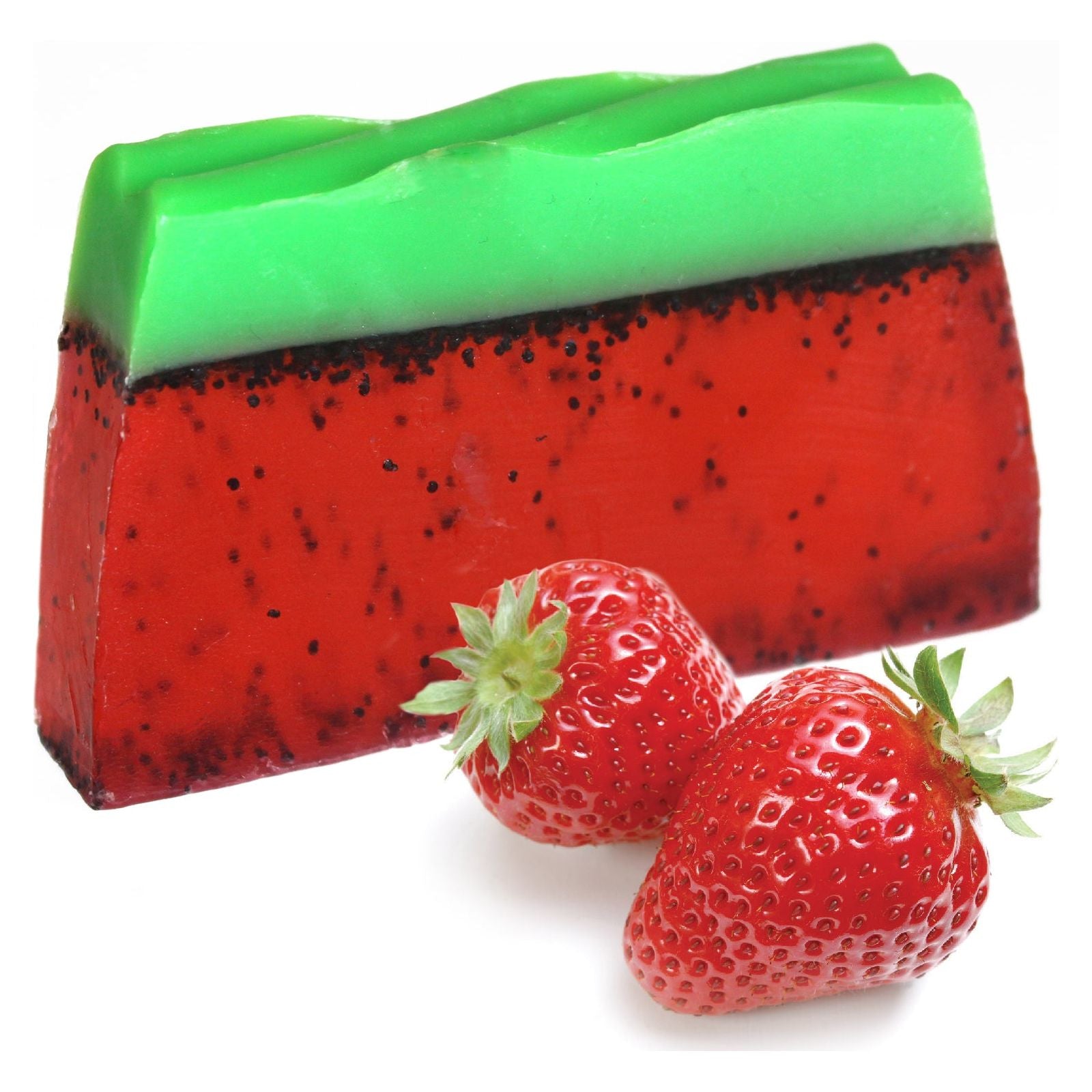 Tropical Paradise Soap - Strawberry - SLICE approx 100g - Ashton and Finch