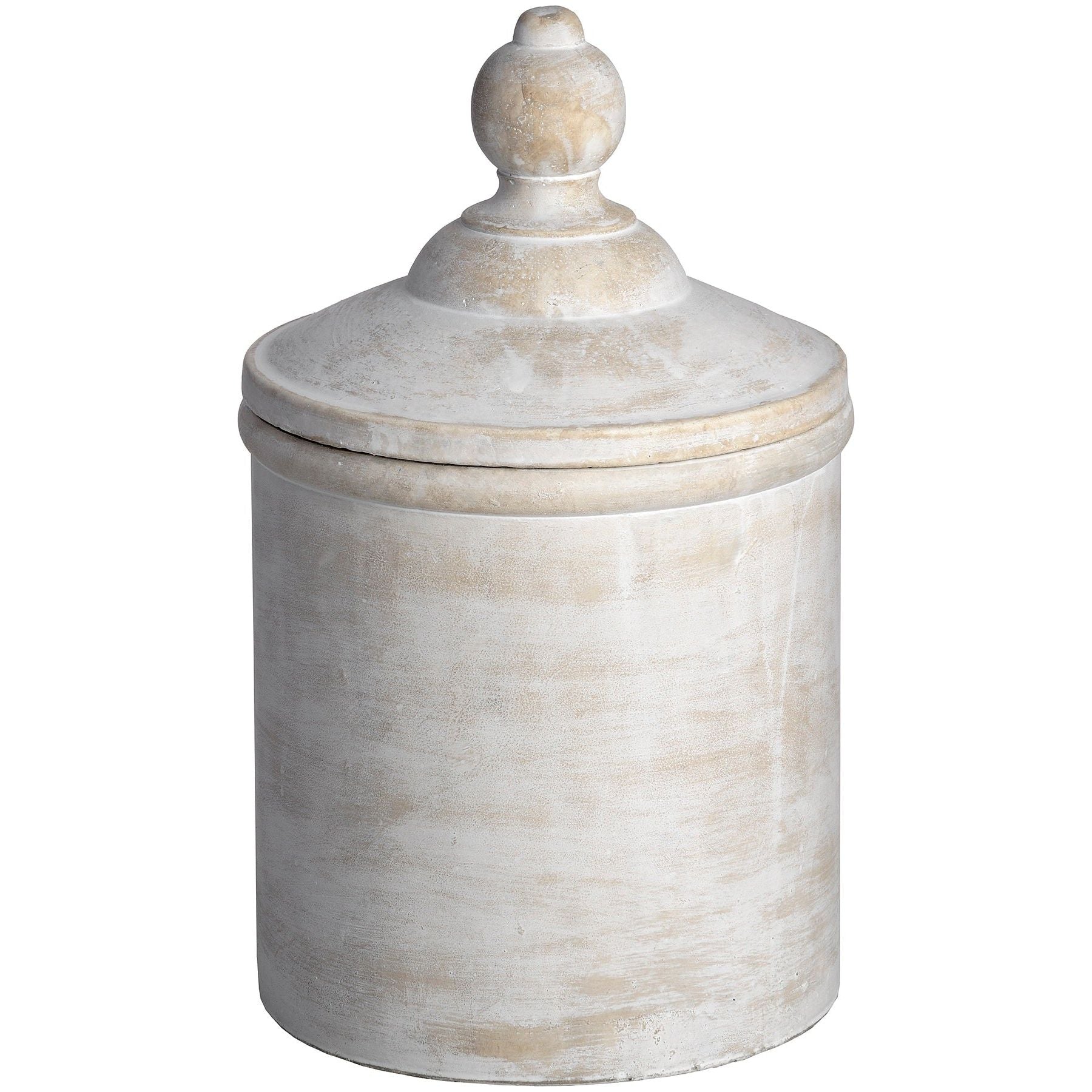 Antique White Cannister - Ashton and Finch