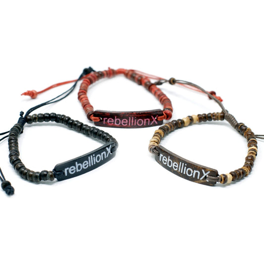 6 x Coco Slogan Bracelets - Rebellion X - Ashton and Finch