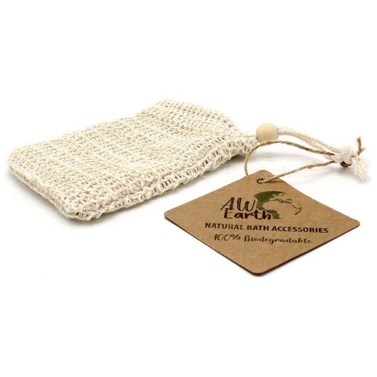Nature Soap Bag - Washed Jute - Ashton and Finch