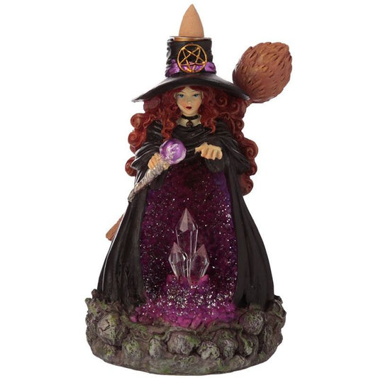 Witches Crystal Cave LED Backflow Incense Burner - Ashton and Finch