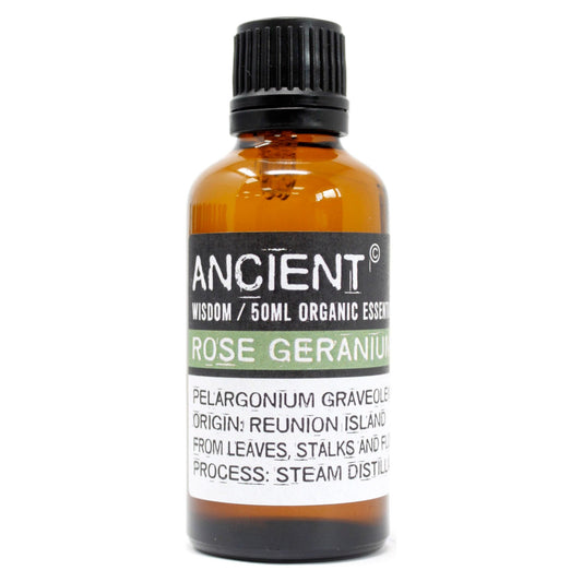 Rose Geranium Organic Essential Oil 50ml - Ashton and Finch