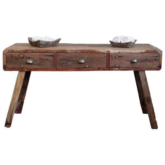 Console Table - Recycled Wood - 150x50x80cm - Ashton and Finch
