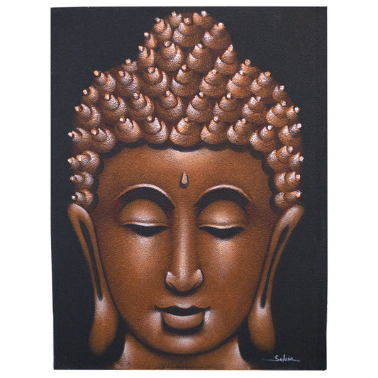 Buddha Painting - Copper Sand Finish - Ashton and Finch