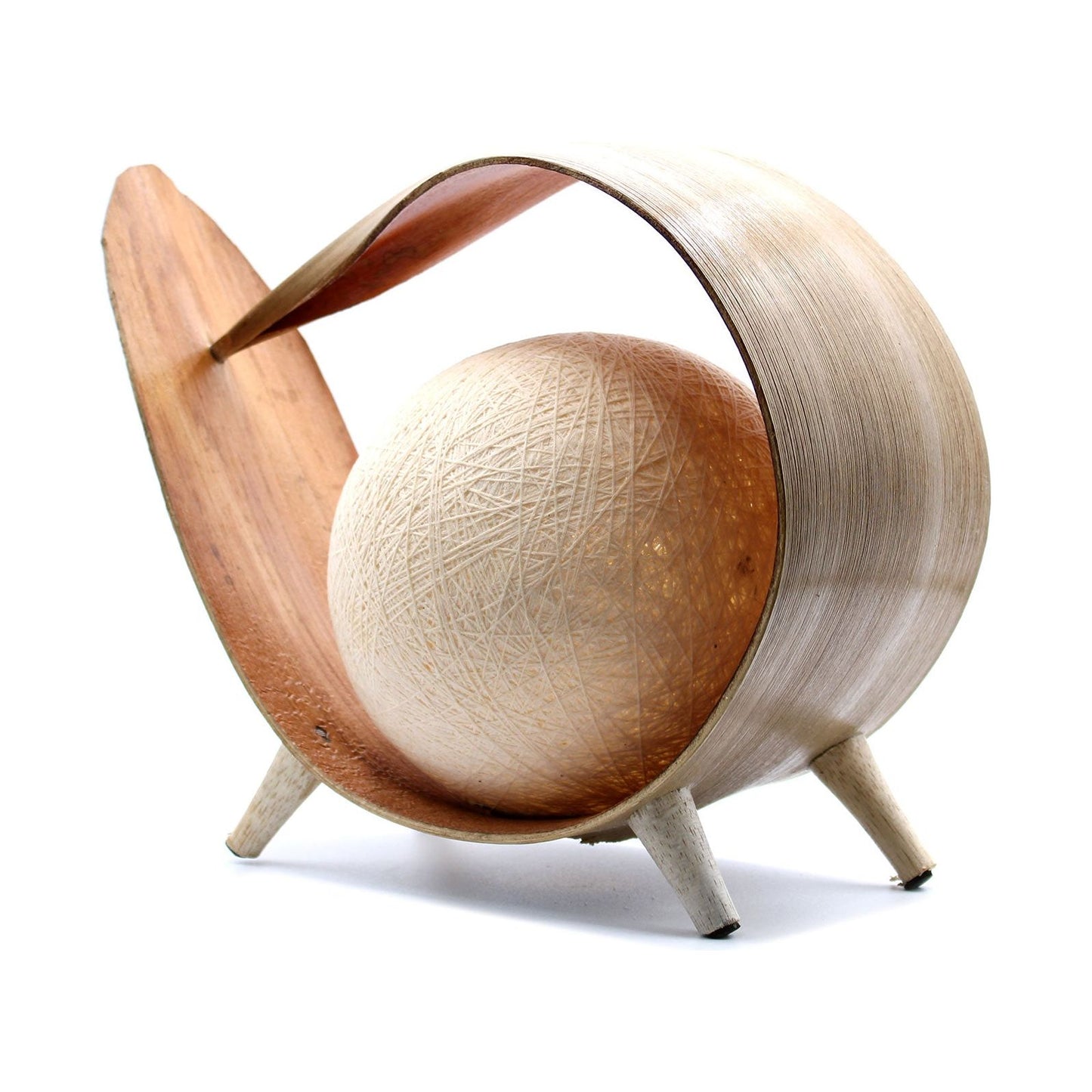 Natural Coconut Lamp - Natural Loop - Ashton and Finch