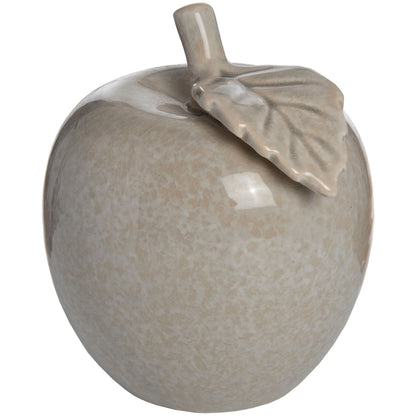 Antique Grey Small Ceramic Apple - Ashton and Finch