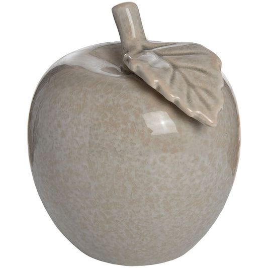 Antique Grey Small Ceramic Apple - Ashton and Finch