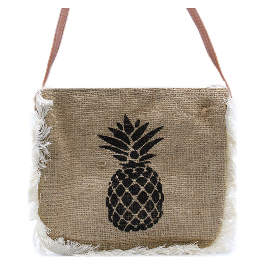 Fab Fringe Bag - Pineapple Print - Ashton and Finch