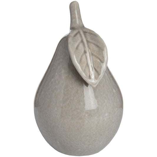 Antique Grey Small Ceramic Pear - Ashton and Finch