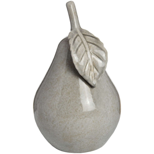Antique Grey Large Ceramic Pear - Ashton and Finch
