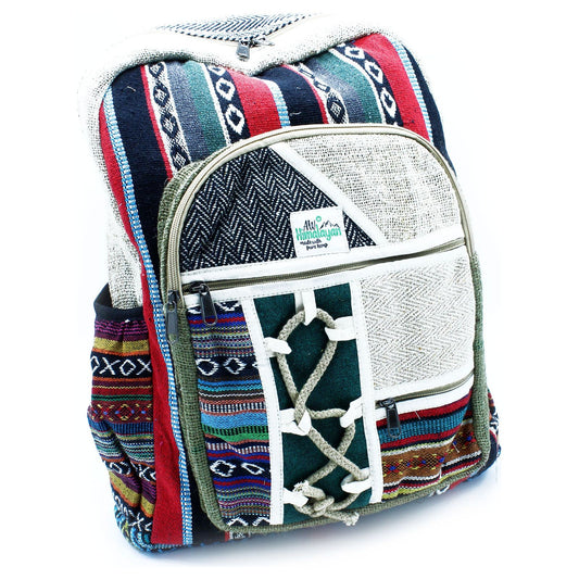 Large Backpack - Rope & Pockets Style - Ashton and Finch