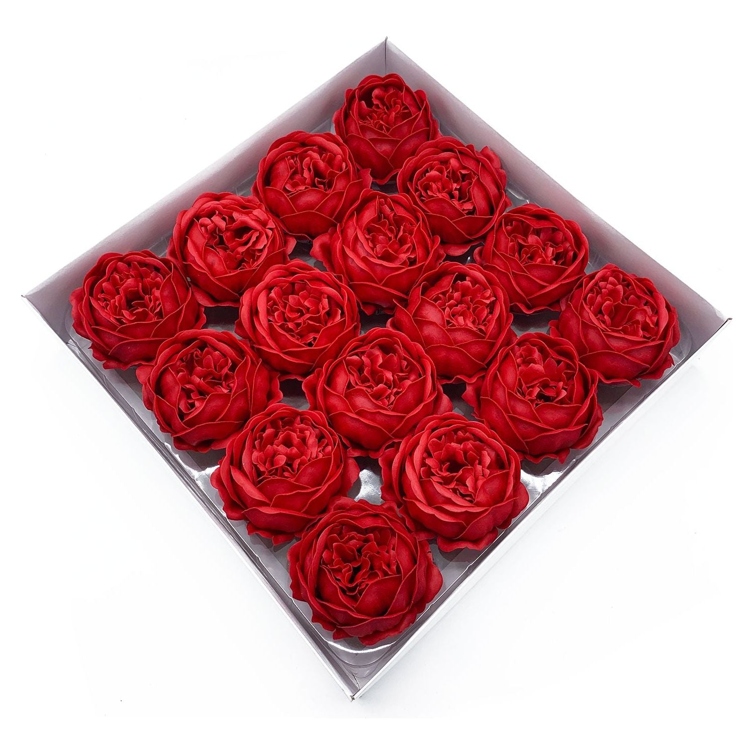 Red Peony Craft Soap Flower Ext Large x 10 - Ashton and Finch
