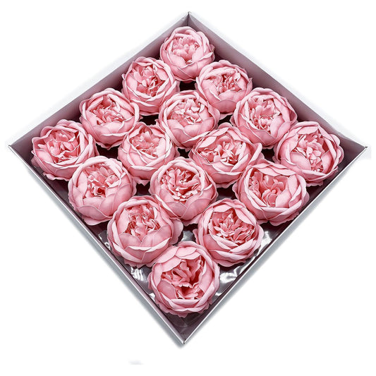 Pink Peony Craft Soap Flower Ext Large x 10 - Ashton and Finch