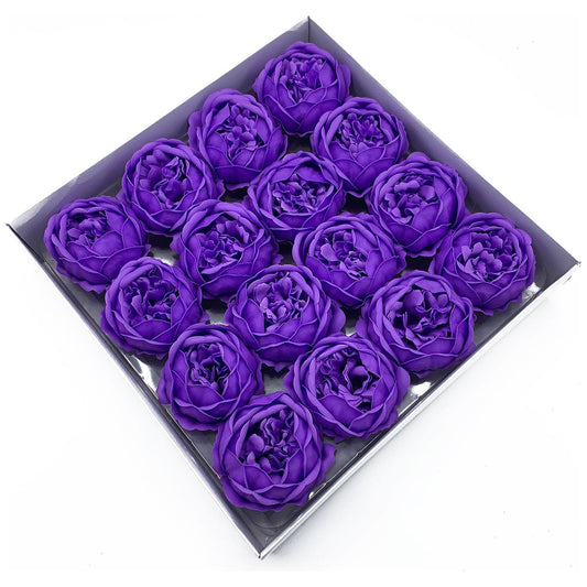 Lavender Peony Craft Soap Flower Ext Large x 10 - Ashton and Finch